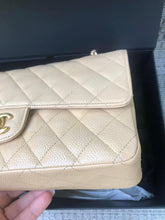 Load image into Gallery viewer, Chanel beige medium classic flap, caviar leather, gold hdw
