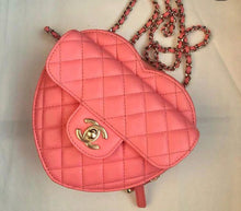 Load image into Gallery viewer, Chanel 22s CC in love lambskin large heart bag
