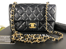 Load image into Gallery viewer, Chanel 27 series black mini, gold hdw
