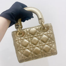 Load image into Gallery viewer, Lady Dior gold mini, gold hdw
