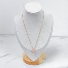 Load image into Gallery viewer, Van Cleef &amp; Arpels (VCA) 2015 limited edition pink porcelain pendant with diamond, rose gold
