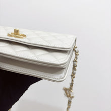 Load image into Gallery viewer, Chanel pearl wallet on chain (WOC) with gold hdw

