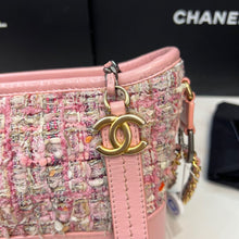 Load image into Gallery viewer, Chanel pink tweed small Gabrielle
