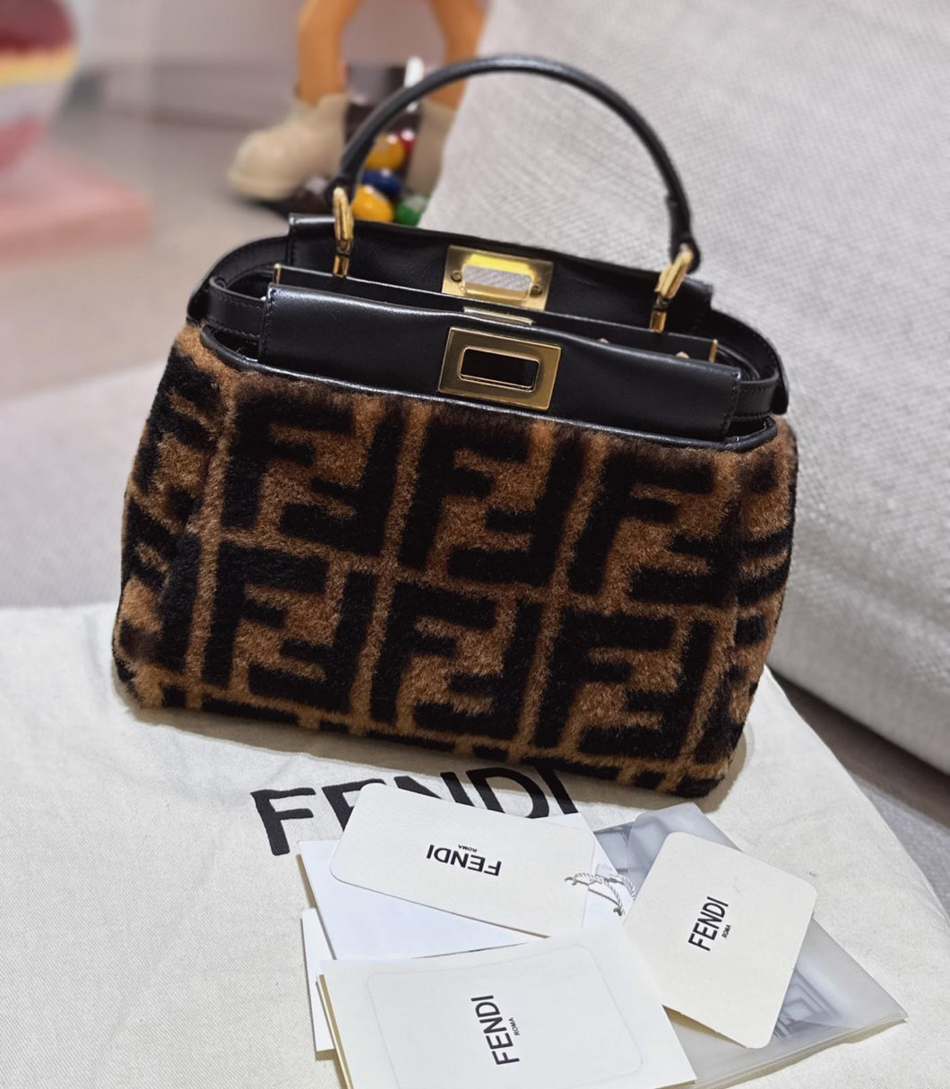 Fendi peekaboo mini fur