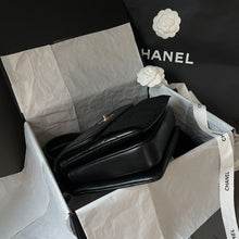 Load image into Gallery viewer, Chanel black small trendy, rose gold hdw
