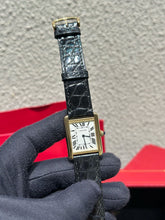 Load image into Gallery viewer, Cartier 18K gold tank watch W5200002
