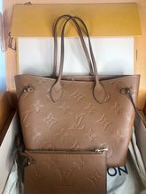 Load image into Gallery viewer, Louis Vuitton cognac empriente neverfull MM, BNIB
