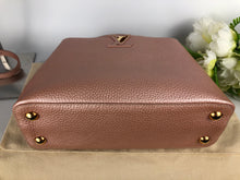 Load image into Gallery viewer, Louis Vuitton pink pearl capucines BB in taurillon leather
