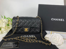 Load image into Gallery viewer, Chanel black caviar mini, gold hdw full set 20 series
