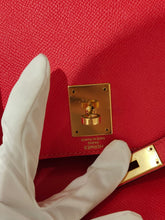 Load image into Gallery viewer, Hermes Sac Kelly II Sellier 28, Rouge Tomate, veau Epsom, gold hdw
