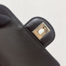 Load image into Gallery viewer, Chanel 22s CC in love lambskin large black heart bag, light gold hdw
