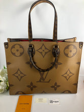 Load image into Gallery viewer, Louis Vuitton on-the-go GM monogram reverse giant canvas, gold hdw
