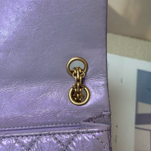 Load image into Gallery viewer, Chanel 24P mini reissue lilac purple, with aged gold hardware
