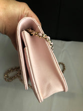 Load image into Gallery viewer, Chanel pink caviar crystal CC woc, wallet on chain
