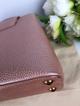 Load image into Gallery viewer, Louis Vuitton pink pearl capucines BB in taurillon leather
