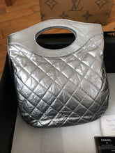 Load image into Gallery viewer, Chanel Crumpled calfskin silver 31 shoulder bag
