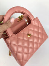 Load image into Gallery viewer, Chanel 23k nude pink calfskin Nano Kelly (larger size), gold hdw
