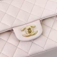 Load image into Gallery viewer, Chanel 22c light beige caviar medium classic flap, light gold hdw
