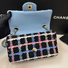 Load image into Gallery viewer, Chanel multi colour tweed mini
