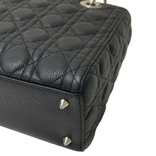 Load image into Gallery viewer, Lady Dior black caviar medium, silver hdw 2022

