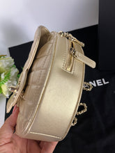 Load image into Gallery viewer, Chanel 22s Gold large heart bag, with gold hdw
