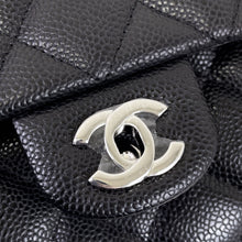 Load image into Gallery viewer, Chanel black caviar timeless clutch, silver hdw, 18 series
