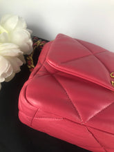 Load image into Gallery viewer, Chanel 19 dark pink small lambskin
