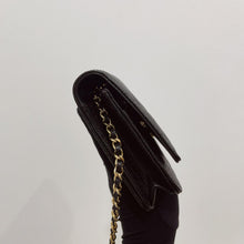 Load image into Gallery viewer, Chanel black caviar woc, gold hdw, with magnetic closure.
