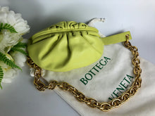 Load image into Gallery viewer, Bottega Venetta pouch bag, gold chain hdw
