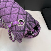 Load image into Gallery viewer, Chanel denim denimpression mini purple flap
