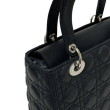 Load image into Gallery viewer, Lady Dior black caviar medium, silver hdw 2022
