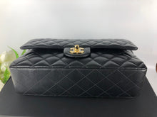 Load image into Gallery viewer, Chanel 31 series black lambskin medium flap, gold hdw
