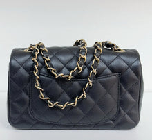 Load image into Gallery viewer, Chanel rare black caviar mini, gold hdw 24 series
