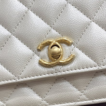 Load image into Gallery viewer, Chanel pearl wallet on chain (WOC) with gold hdw
