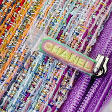 Load image into Gallery viewer, Rare Chanel mini tweed rainbow with with rainbow hdw
