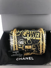 Load image into Gallery viewer, Chanel Egyptian graffiti mini reissue, rare from 19A collection croc embossed calfskin
