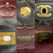 Load image into Gallery viewer, Chanel 2022 small black caviar classic, gold hdw
