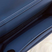 Load image into Gallery viewer, Changel pearl crush woc denim 22c with box, dust bag, chip
