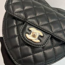 Load image into Gallery viewer, Chanel 22s black heart bag, gold hdw
