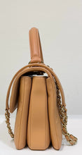 Load image into Gallery viewer, Chanel caramel beige 24 series trendy small, gold hdw
