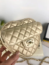 Load image into Gallery viewer, Chanel 22s CC in love lambskin large heart bag
