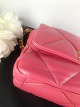 Load image into Gallery viewer, Chanel 19 dark pink lambskin, mixed hdw
