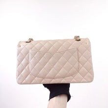 Load image into Gallery viewer, Chanel 22c light beige caviar medium classic flap, light gold hdw
