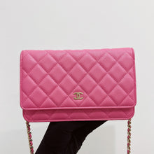 Load image into Gallery viewer, Chanel Barbie pink caviar woc, chip
