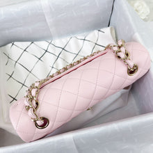 Load image into Gallery viewer, Chanel small 22s pink caviar classic flap, light gold hdw
