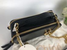 Load image into Gallery viewer, Chloe mini vanity crossbody smooth calfskin bag with gold hdw.
