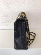 Load image into Gallery viewer, Chanel 24k gold hdw vintage black jumbo XL
