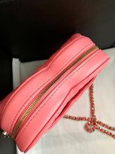 Load image into Gallery viewer, Chanel Pink 22s CC in love lambskin large heart bag
