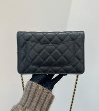 Load image into Gallery viewer, Chanel 2020 black caviar woc, gold hdw
