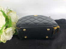 Load image into Gallery viewer, Chanel black lambskin clutch with chain, gold hdw
